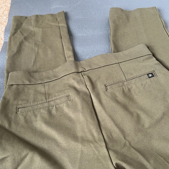 Banana Republic Premium Ponte Legging Work Pant Womens 10 Green Tapered Leg - Picture 3 of 3